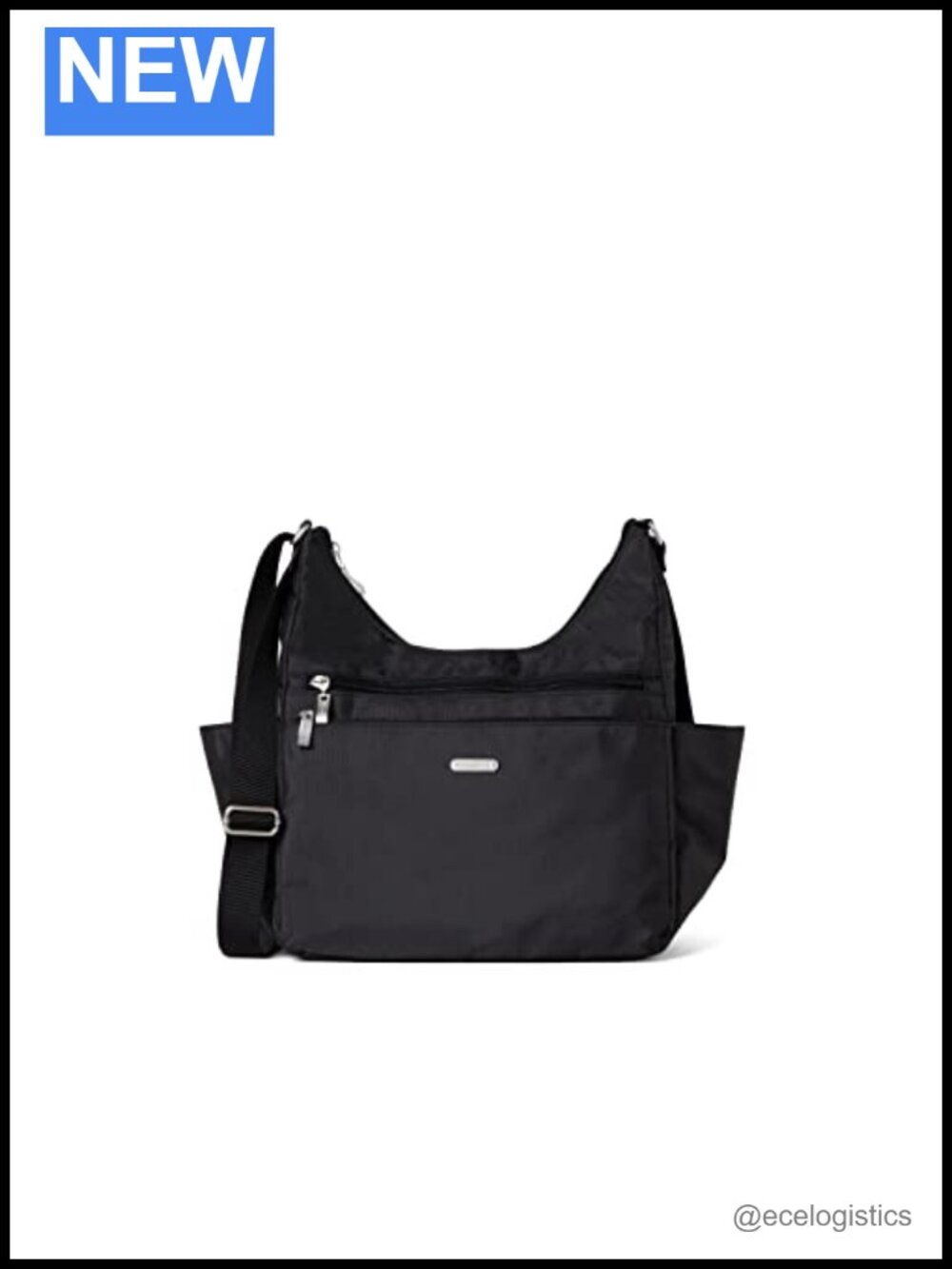 Baggallini Washable Nylon Hobo Crossbody RFID Travel Purse